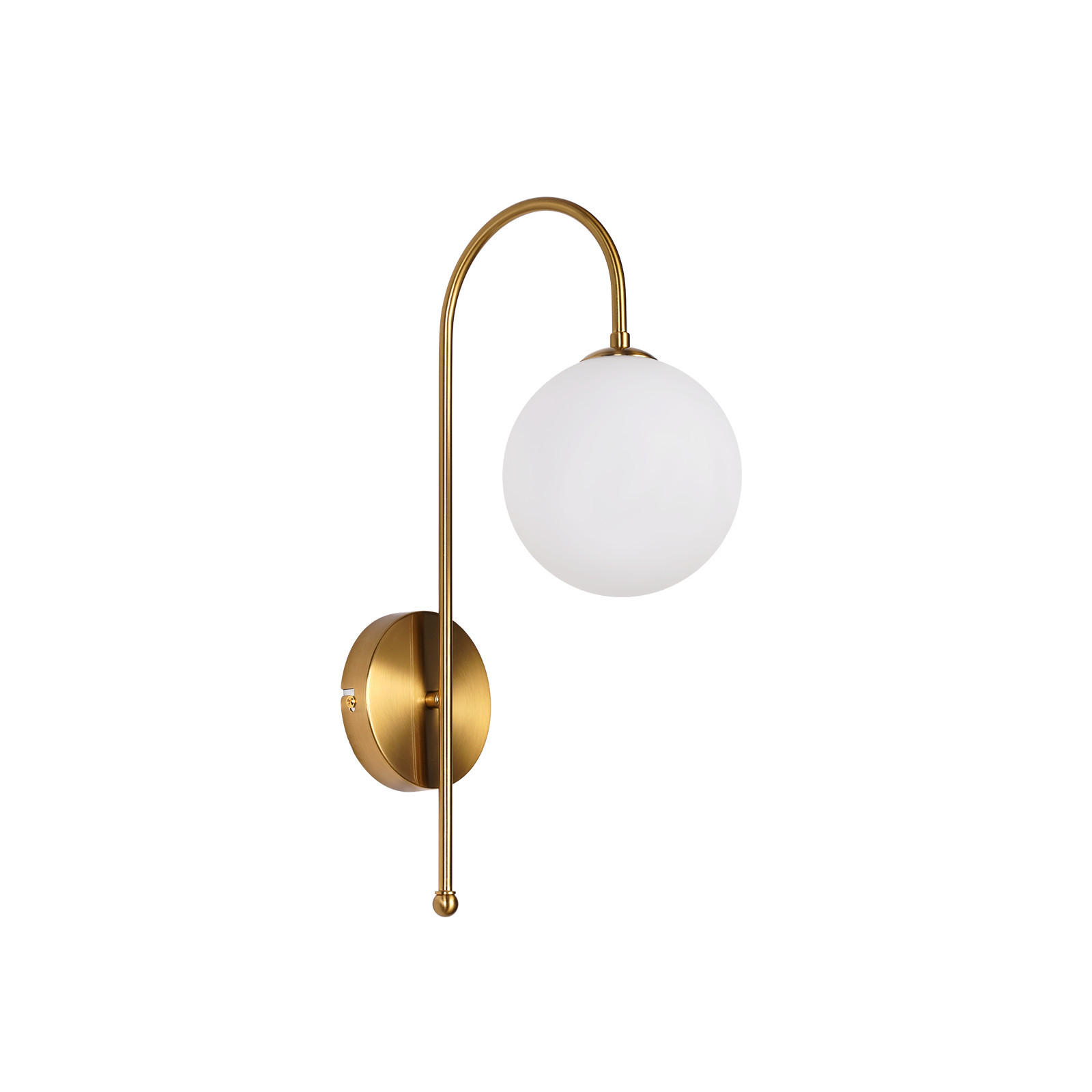ZMH Wandleuchte Gold, Weiß 15x47x26 cm