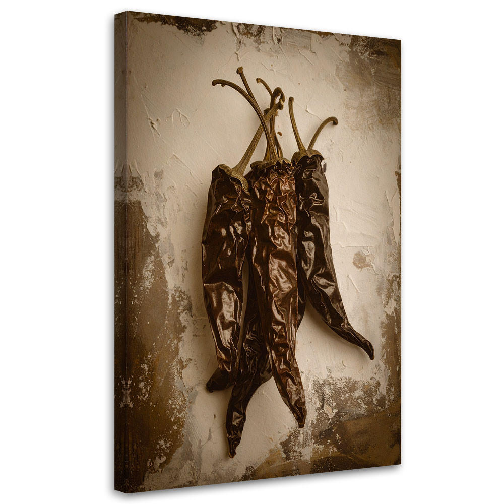 LEINWANDBILD Essen & Trinken 70x100cm - Braun, Textil (70/100cm) - Feeby