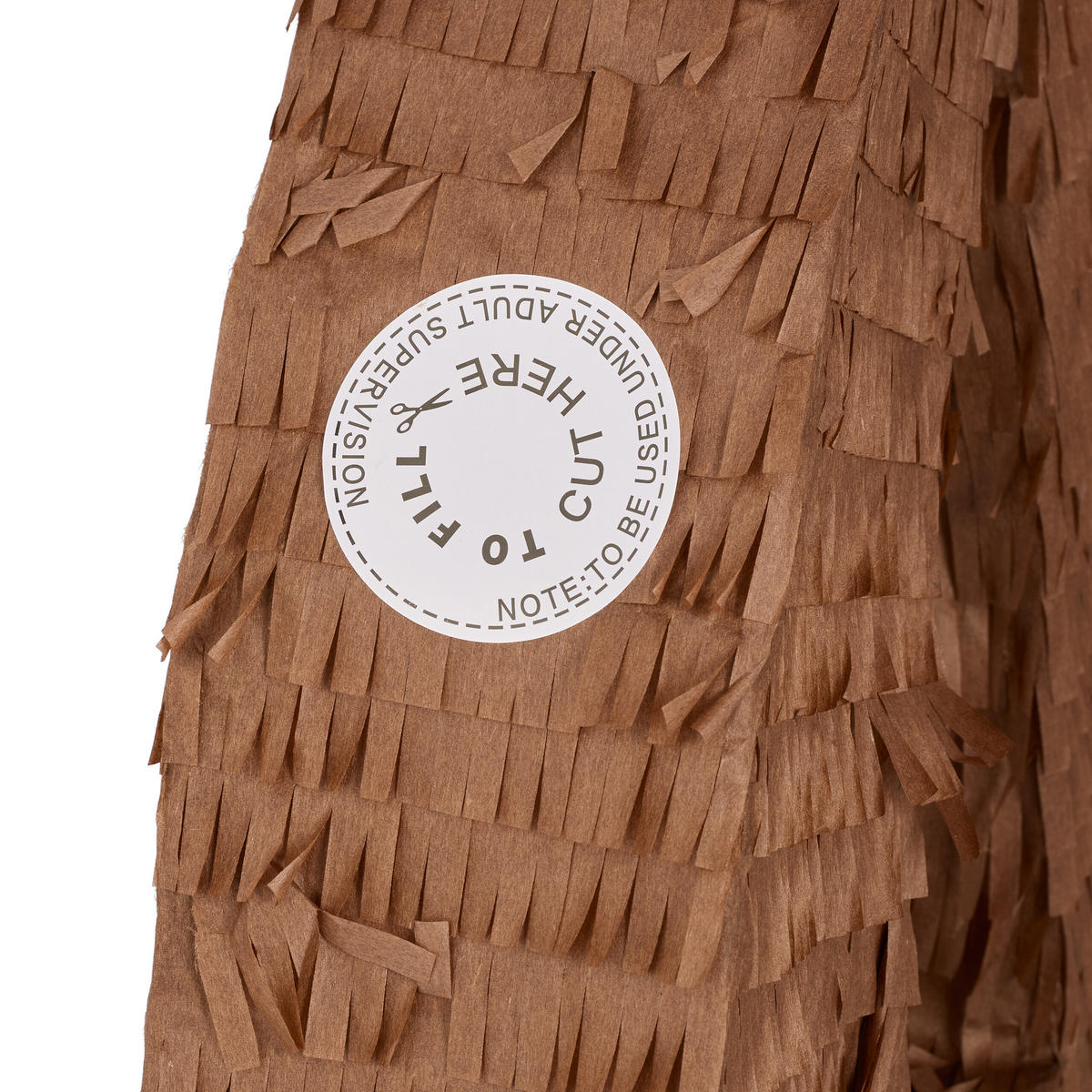 PINATA - Braun, Papier/Wellpappe (44/48/8cm) - Relaxdays