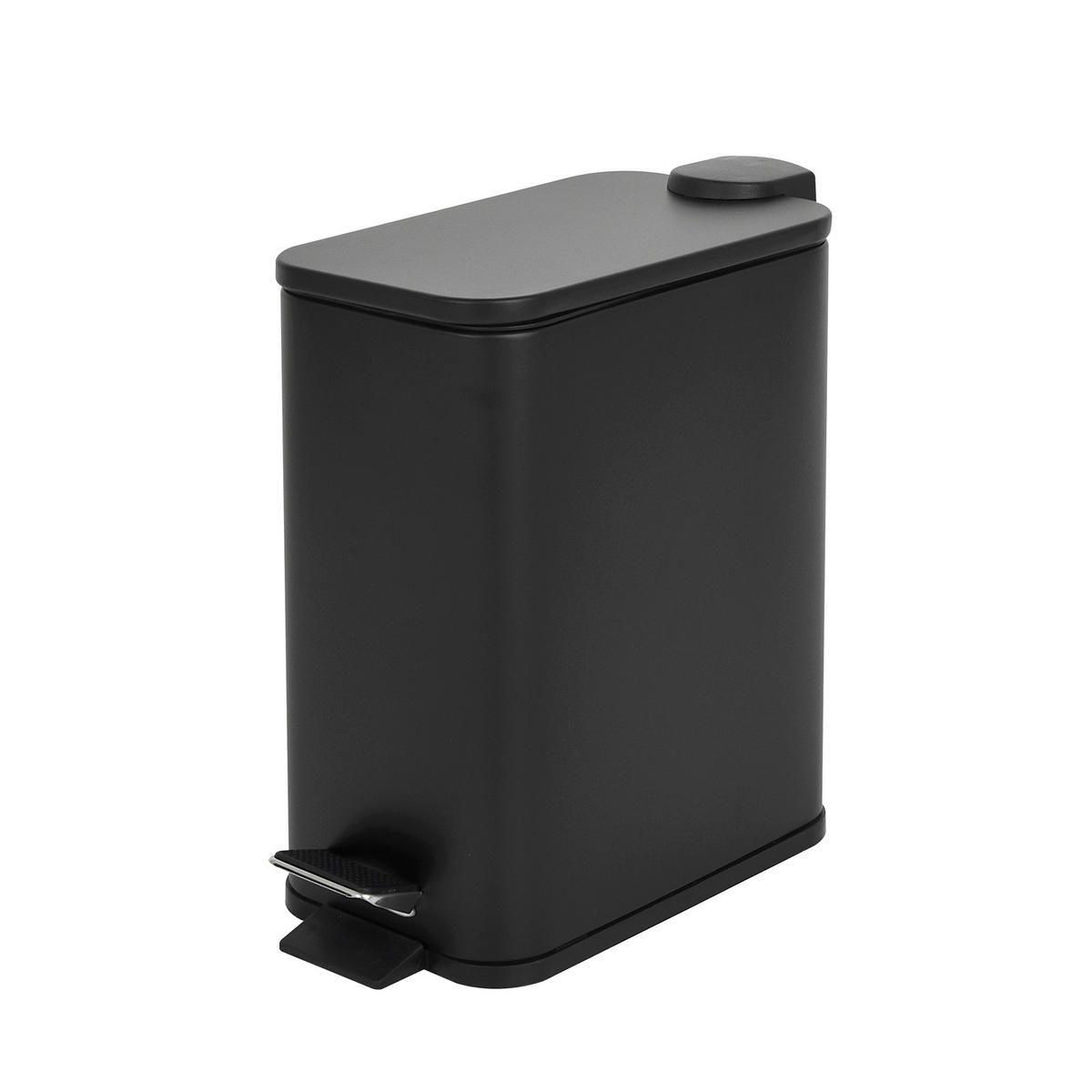 MÜLLEIMER ST5 5L Schwarz - Schwarz, Metall (14/28/29cm) - SVITA