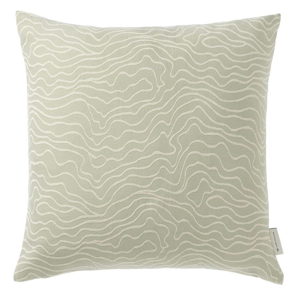 ZIERKISSENHÜLLE Marbel bleu 45x45cm - Pastellgrün, Textil (45/45cm) - Tom Tailor