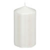 STUMPENKERZE glänzend 12 cm - Weiß, Paraffin (7/12/7cm) - Atmosphera Createur d´interieur