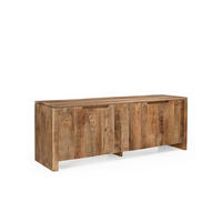 TV Board Sophie Mangoholz 160 cm / 40 cm Natur - Naturfarben, Holz (160/55/40cm) - Villa Möbel