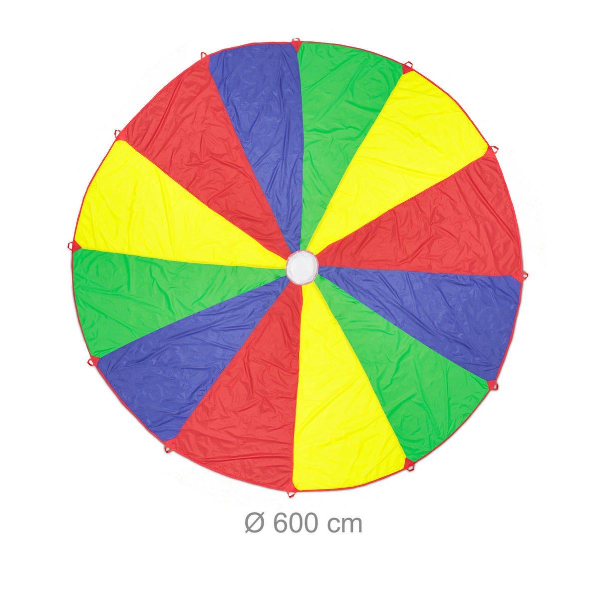 SCHWUNGTUCH - Multicolor, Textil (600/600cm) - Relaxdays