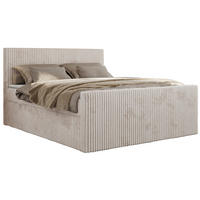 BOXBETT TILIANO DUO 180/200 - Beige Cord - H3 - Beige, Textil (180/200cm) - MKS