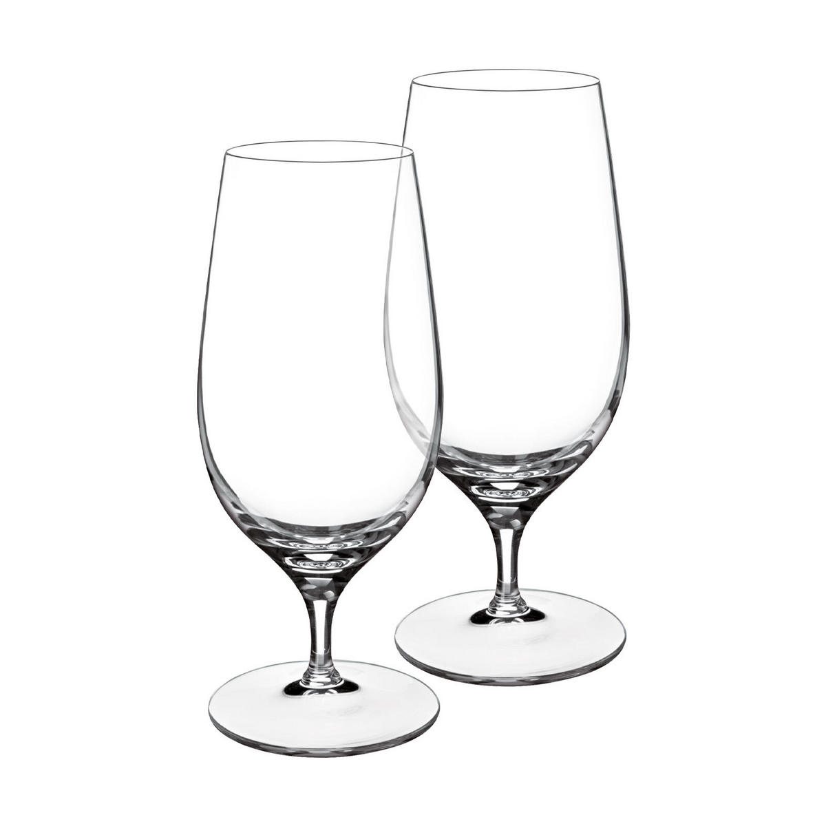 BIERTULPEN Purismo Beer transparent 300 ml 2er Set - Transparent, Glas (0.3L) - Villeroy & Boch
