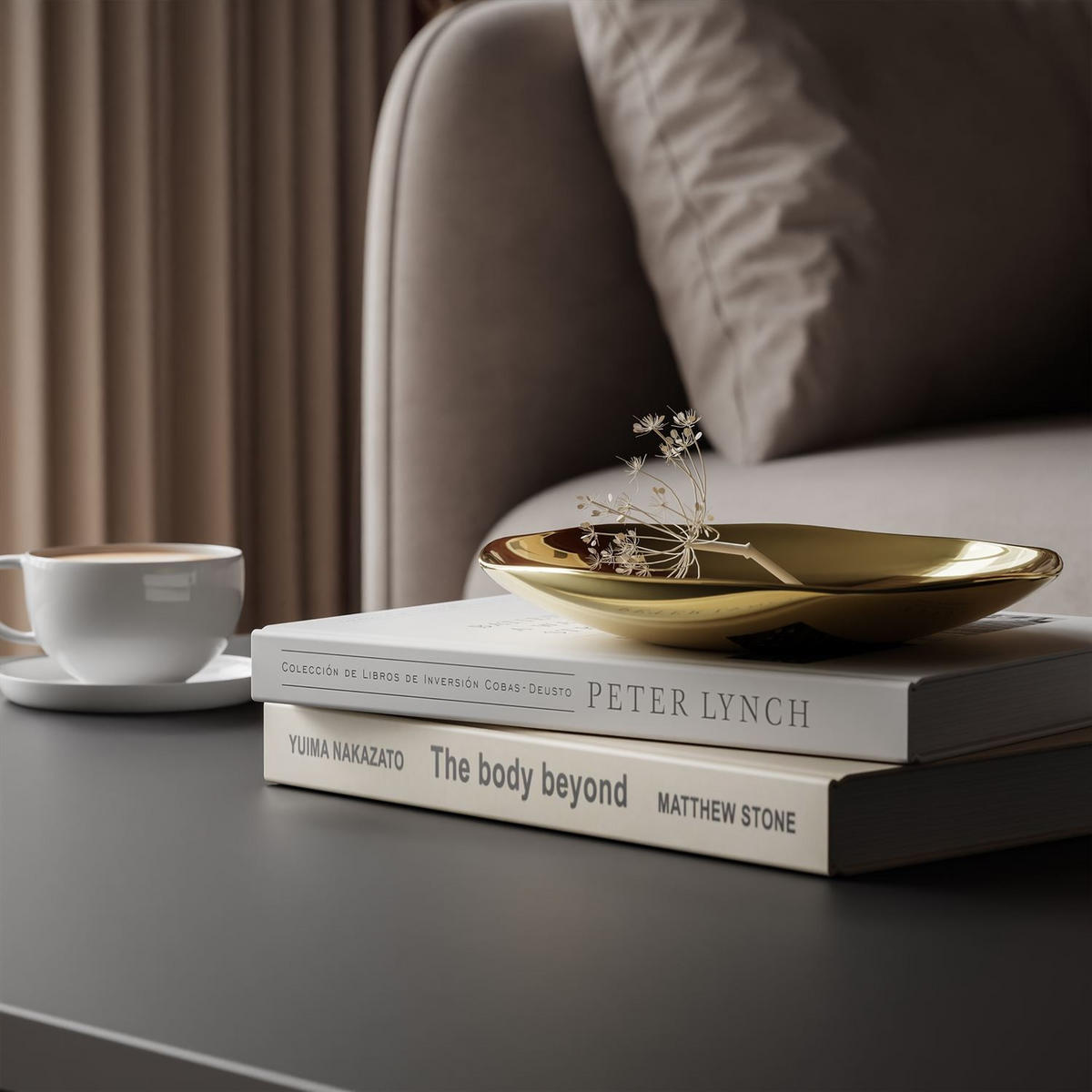 Couchtisch SHADOW II mit Ablage unter der Tischplatte - Schwarz, Holzwerkstoff (60/80/35cm) - Lookway