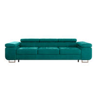 SCHLAFSOFA Wilson 3 Sitzplätze Tannengrün - Grün, Holzwerkstoff (275/69/100cm) - Petits-meubles
