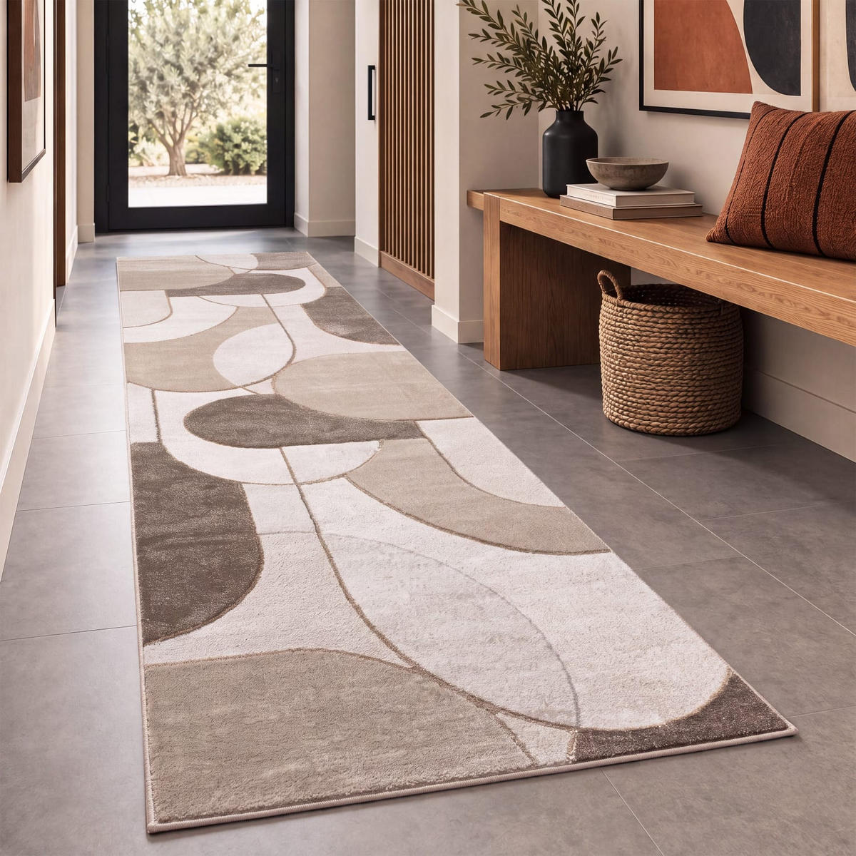 KURZFLORTEPPICH 80/300 cm Tuana 220 - Beige, Kunststoff (80/300cm) - Paco Home