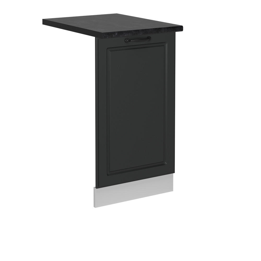 ČELNÍ PANEL MYČKY R-Line Antracitový venkovský dům - bílá/antracitová, kompozitní dřevo (45/81.8/1.6cm) - Vicco