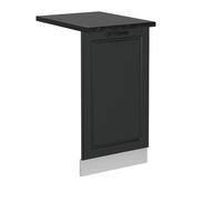 ČELNÍ PANEL MYČKY R-Line Antracitový venkovský dům - bílá/antracitová, kompozitní dřevo (45/81.8/1.6cm) - Vicco