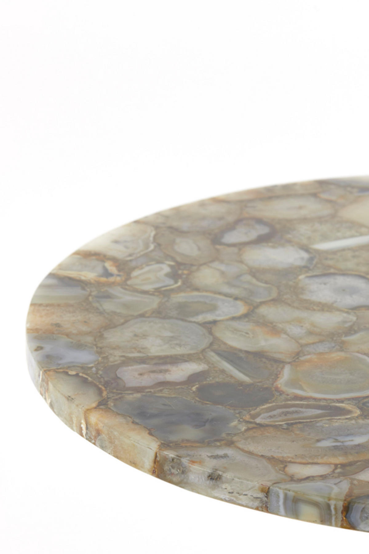 BEISTELLTISCH Rickerd Gelb Ø61/41 cm - Gelb, Metall (61/61/41cm) - Light & Living