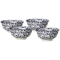 MÜSLISCHALEN Royal Sakura weiß-blau ø 15,5 cm 4er Set - Blau/Weiß, Keramik (15.5cm) - Ritzenhoff Breker