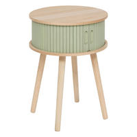 NACHTTISCH mit 2 Türen Nysos 40/40/54 cm - Grün, Holzwerkstoff (40/54/40cm) - Atmosphera Createur d´interieur