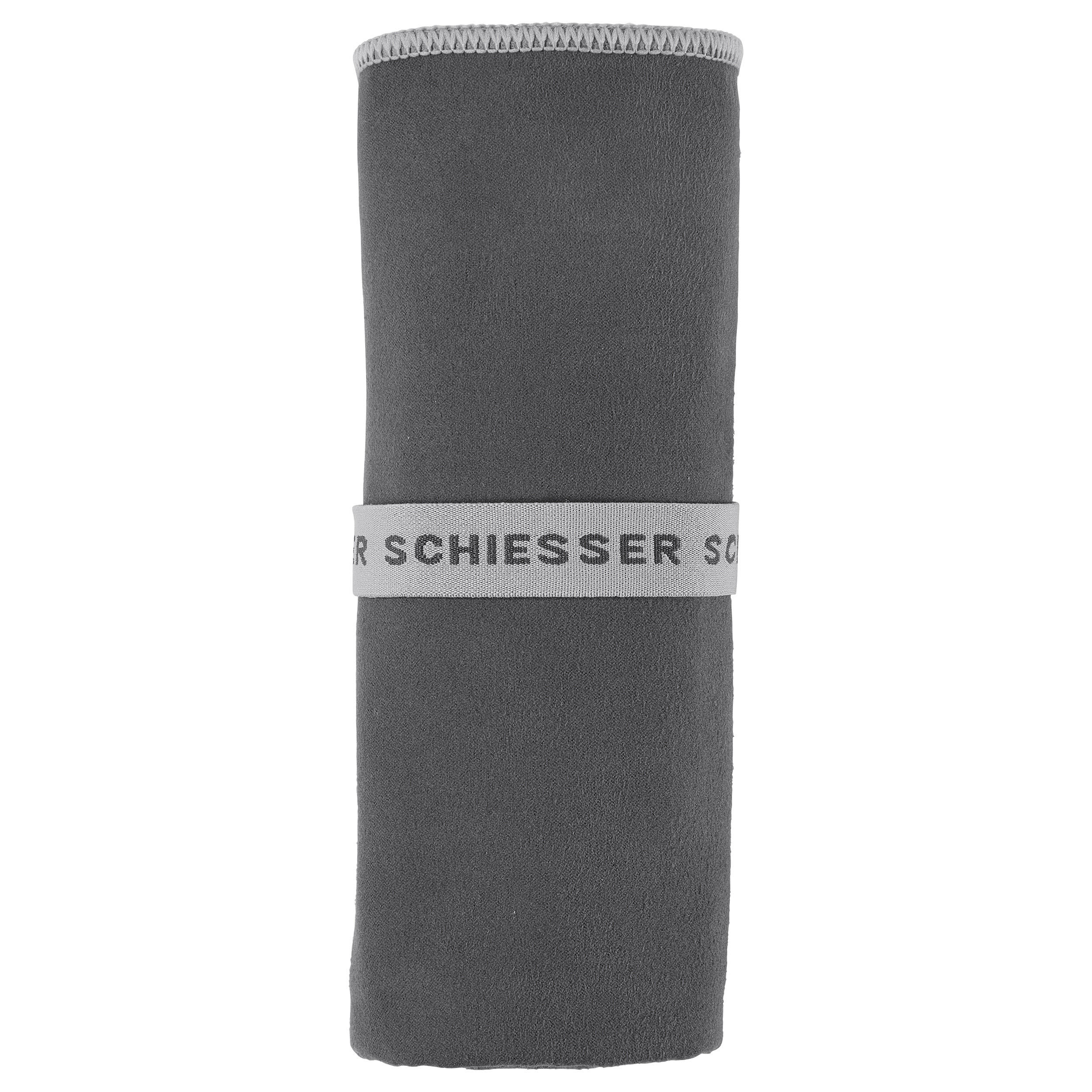 SPORTHANDTUCH Mario - 80 x 130 cm - Grau - Grau, Textil (80/130cm) - SCHIESSER