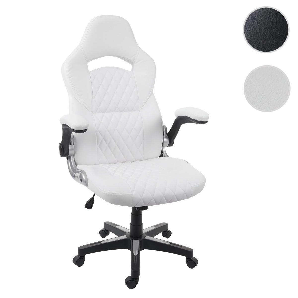 BÜROSTUHL Weiß - Weiß, Textil (67/121/65cm) - MCW