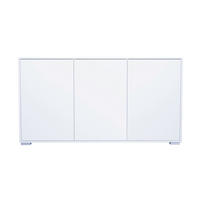 SIDEBOARD Elena, Kommode mit Push-to-Open, Made in Germany, Moderner Schrank, Weiß matt (152,5 x 83 x 37 cm) - Weiß, Holzwerkstoff (152.5/83/37cm) - InnoFurn