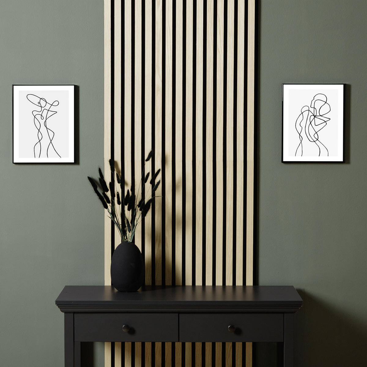 AKUSTIKPANEEL 60/60 cm 1 Stück Creme - Creme, Holz (60/60/3cm) - Homestyle4u