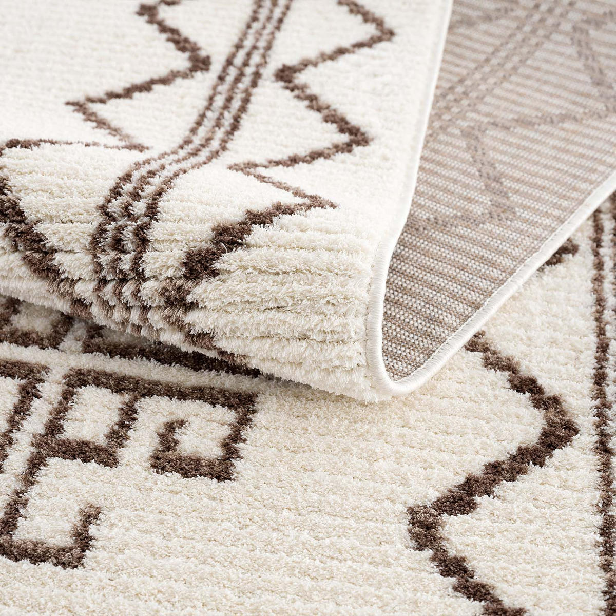 KURZFLOR-TEPPICH April 0608 Creme 160x230 cm - Creme, Textil (160/230cm) - carpet city