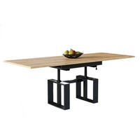 COUCHTISCH Empoli höhenverstellbar, ausziehbar bis 170 cm - Eiche Bianco, Holzwerkstoff (110/65/58cm) - Endo-Moebel