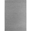 TEPPICH In-/Outdoor Flachgewebe Unidesign Polypropylen Terrasse Grau Läufer 80x150 - Grau, Textil (80/150cm) - KADIMA DESIGN