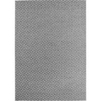 TEPPICH In-/Outdoor Flachgewebe Unidesign Polypropylen Terrasse Grau Läufer 80x150 - Grau, Textil (80/150cm) - KADIMA DESIGN