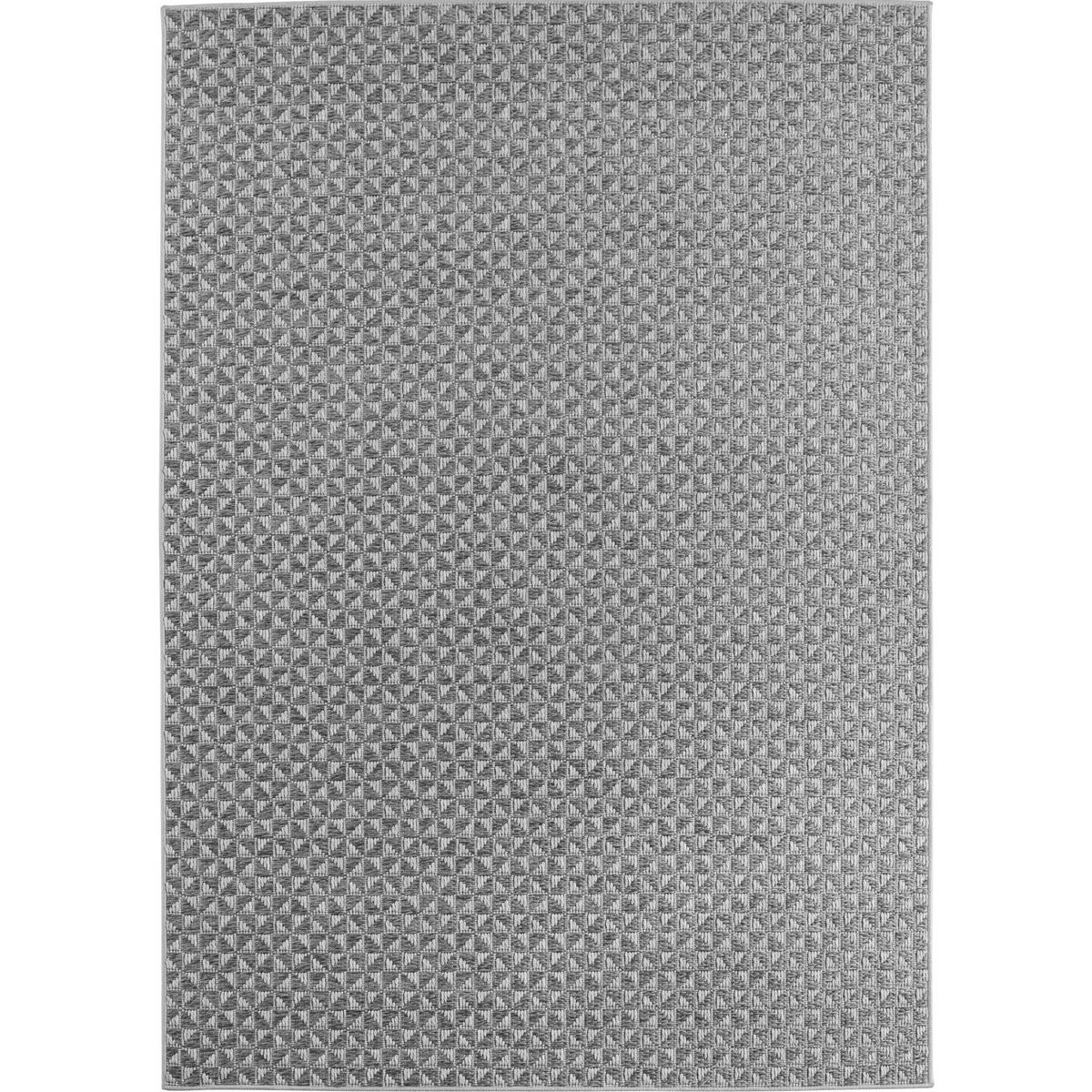 TEPPICH In-/Outdoor Flachgewebe Unidesign Polypropylen Terrasse Grau Läufer 80x150 - Grau, Textil (80/150cm) - KADIMA DESIGN