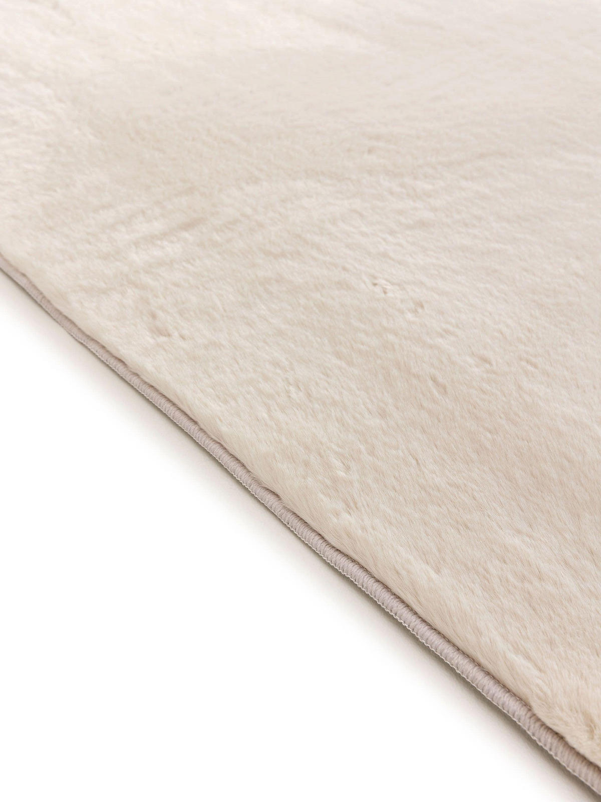 KUNSTFELLTEPPICH Furry Beige 160x230 cm - Beige, Kunststoff (160/230cm) - benuta