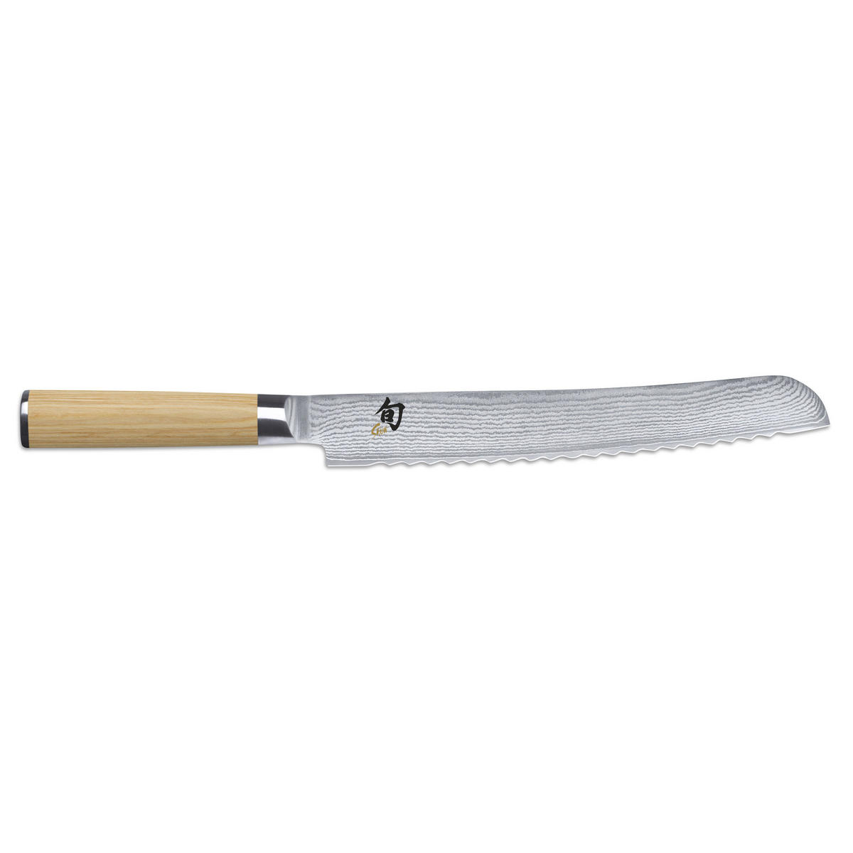 BROTMESSER Shun Classic White Set, 2-tlg. - Silberfarben, Metall (40cm) - Kai Messer