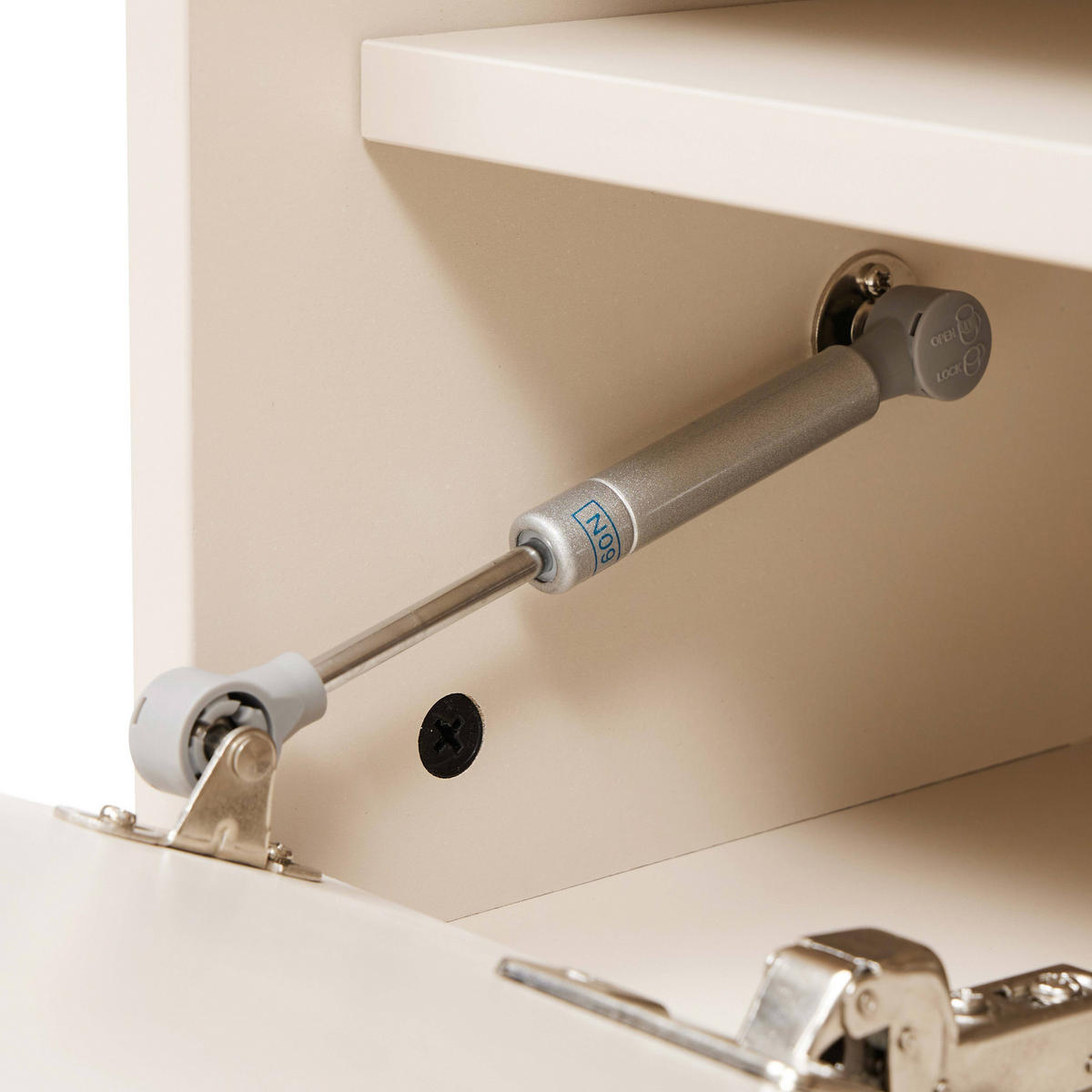 TV-MÖBEL 150 cm, Beige - Beige, Holz (40/50/150cm) - Oviala