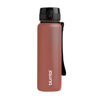 TRINKFLASCHE 0,5L - auslaufsichere - 1-Klick-Verschluss - BPA - freie - Mauve - Mauve, Kunststoff (0.5L) - Blumtal