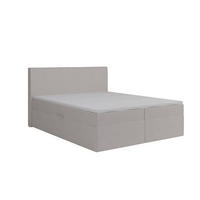 BOXBETT Havana Beige 200x200 cm Bettkasten + Topper - Beige, Holz/Textil (200/200cm) - Comfortic