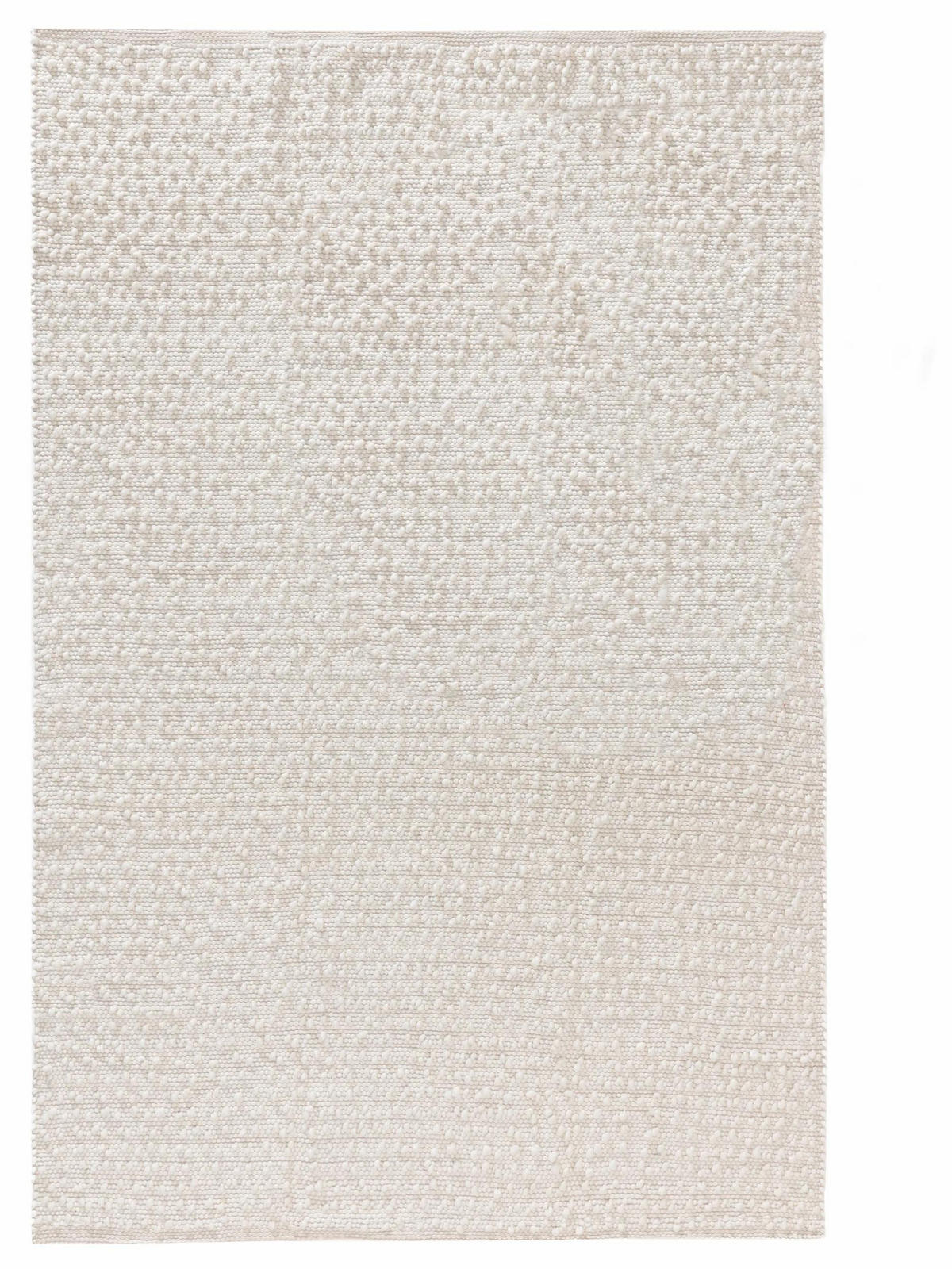 WOLLTEPPICH Lana Cream 200x300 cm - Creme, Textil (200/300cm) - benuta Pure
