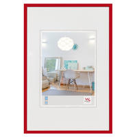 KUNSTSTOFFRAHMEN New Lifestyle Kst.Rahmen 21x29,7 cm rot - Rot, Kunststoff (22.2/31/1.4cm) - walther design