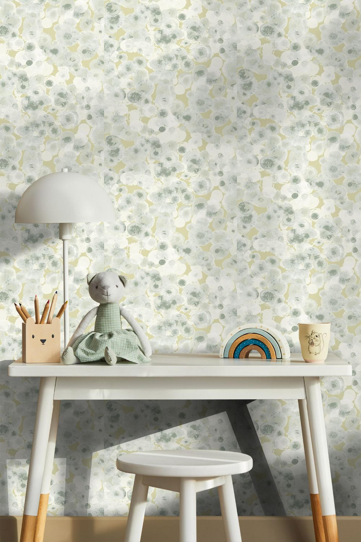 TAPETE grafisches Motiv - Grün, Papier (53/1000cm) - Sanders & Sanders