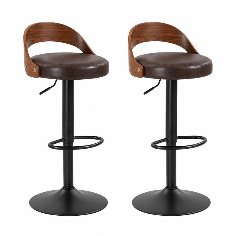 Meubliv Barhocker Braun 42x77x42.5 cm