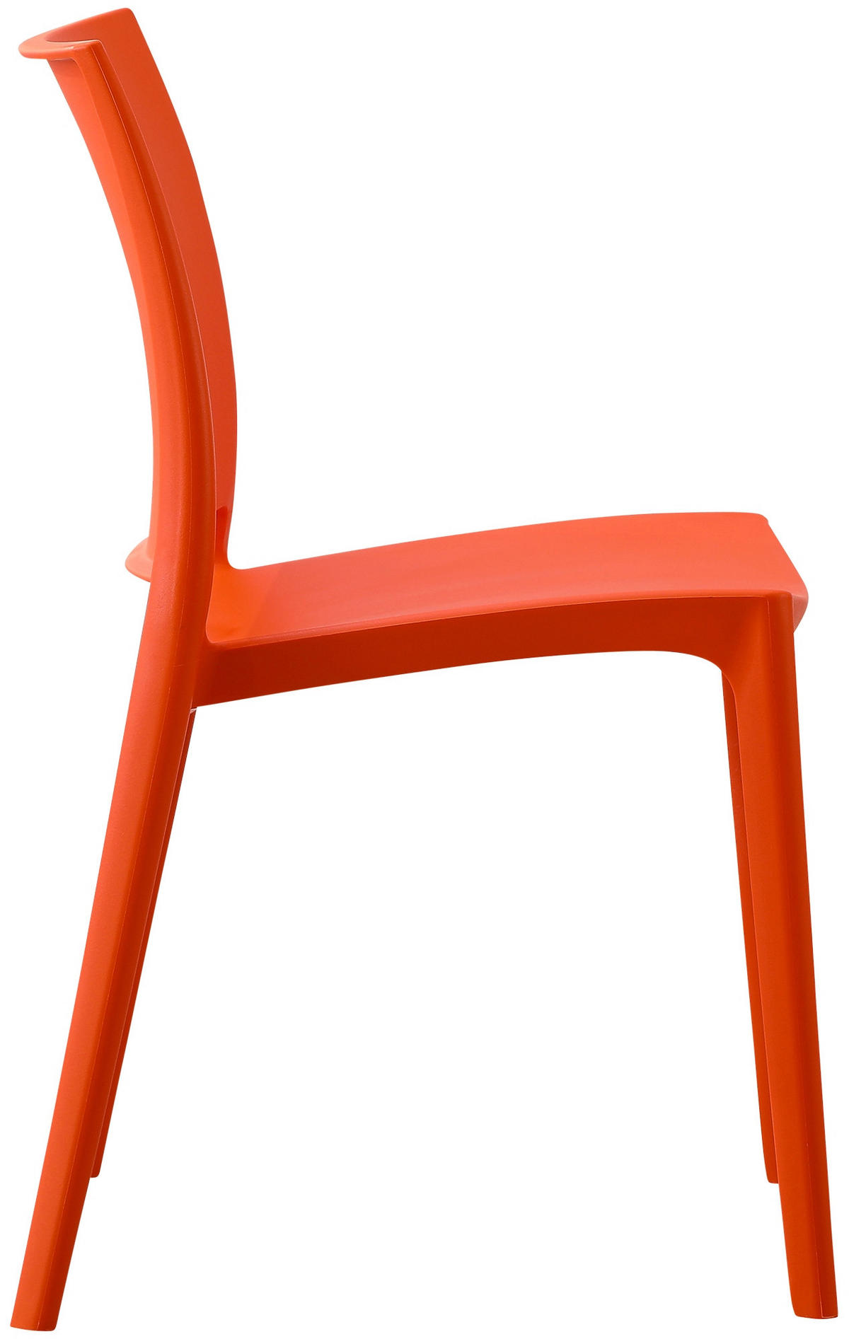 GARTENSTUHL Kunststoff Orange - Orange, Kunststoff (42/81/49cm) - CLP