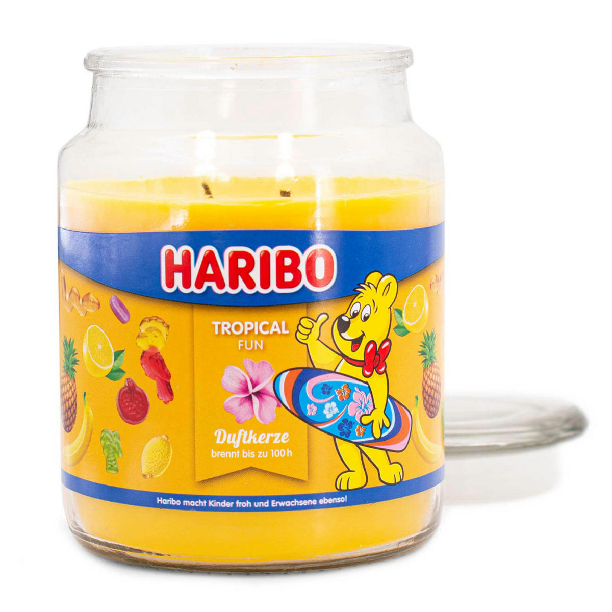 DUFTKERZE Haribo - Honig, Glas/Naturmaterialen (13cm)