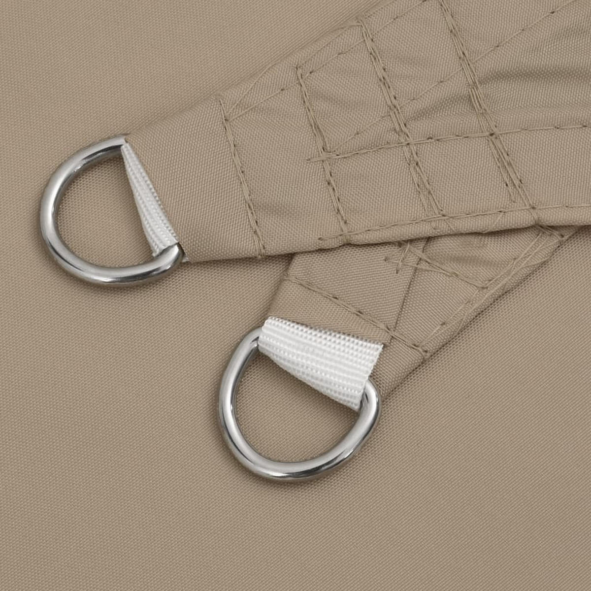 SONNENSEGEL Oxford-Gewebe Rechteckig 4/5 M Taupe - Taupe, Textil (400/500cm) - vidaXL
