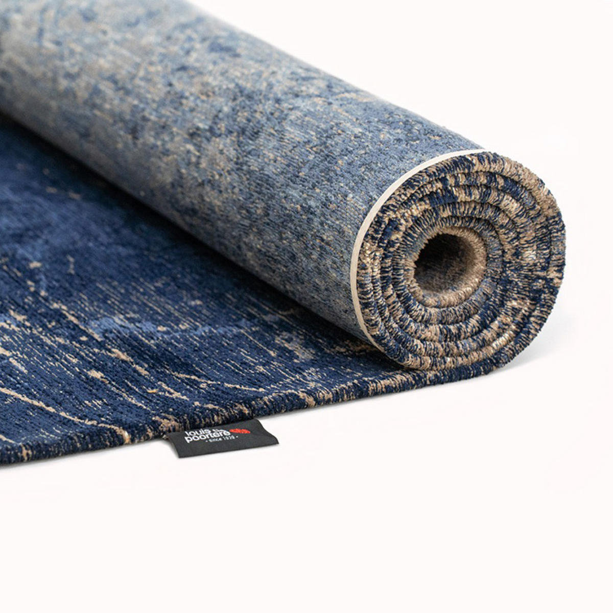 TEPPICH Abyss Blue Mad Men Cracks 80/150 cm - Blau, Textil (80/150cm) - Louis De Poortere