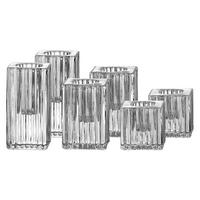 KERZENHALTER Candela transparent 4 / 6 / 8 cm 6er Set - Transparent, Glas (2/2/2cm) - Ritzenhoff Breker