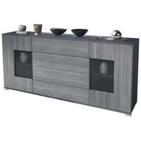 SIDEBOARD Grömitz Avola-Anthrazit - Anthrazit, Holzwerkstoff (166.5/75.5/35cm) - Vladon
