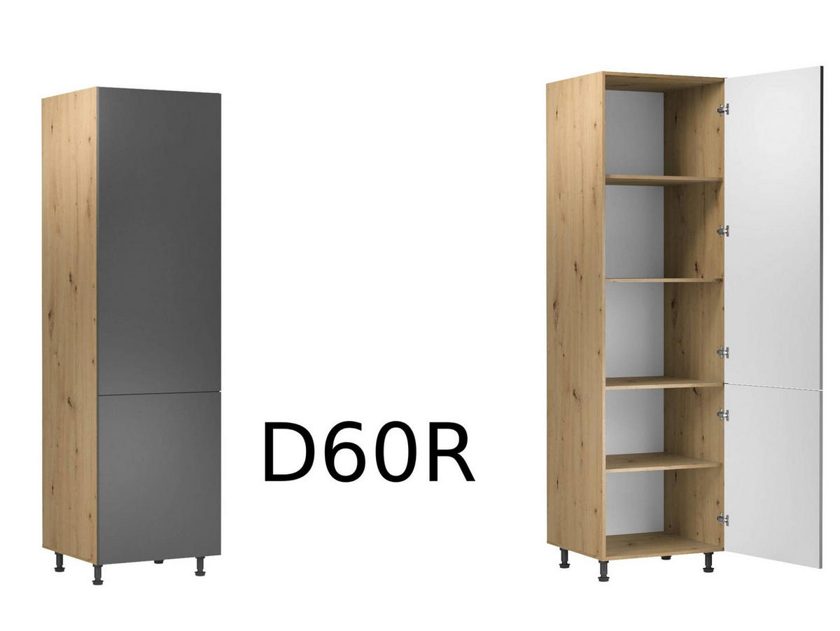 WINKELKÜCHE 330 x 210 cm Langen K53-M330 in Grau/Matt - Grau, Holz (330/212/210cm)