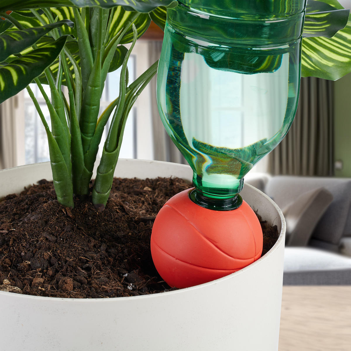 4XBASKETBALL-TONKEGEL - Multicolor, Keramik (7/17.5/7cm) - Relaxdays