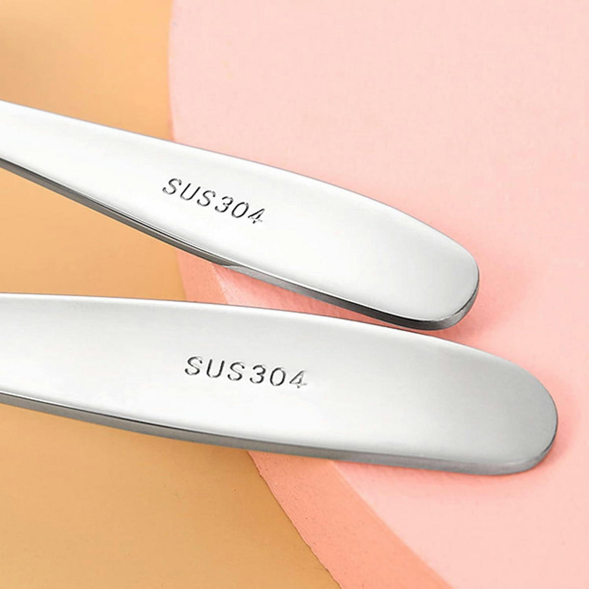 KINDERBESTECK Set 2-teilig mit Reiseetui Edelstahl - Silberfarben, Metall