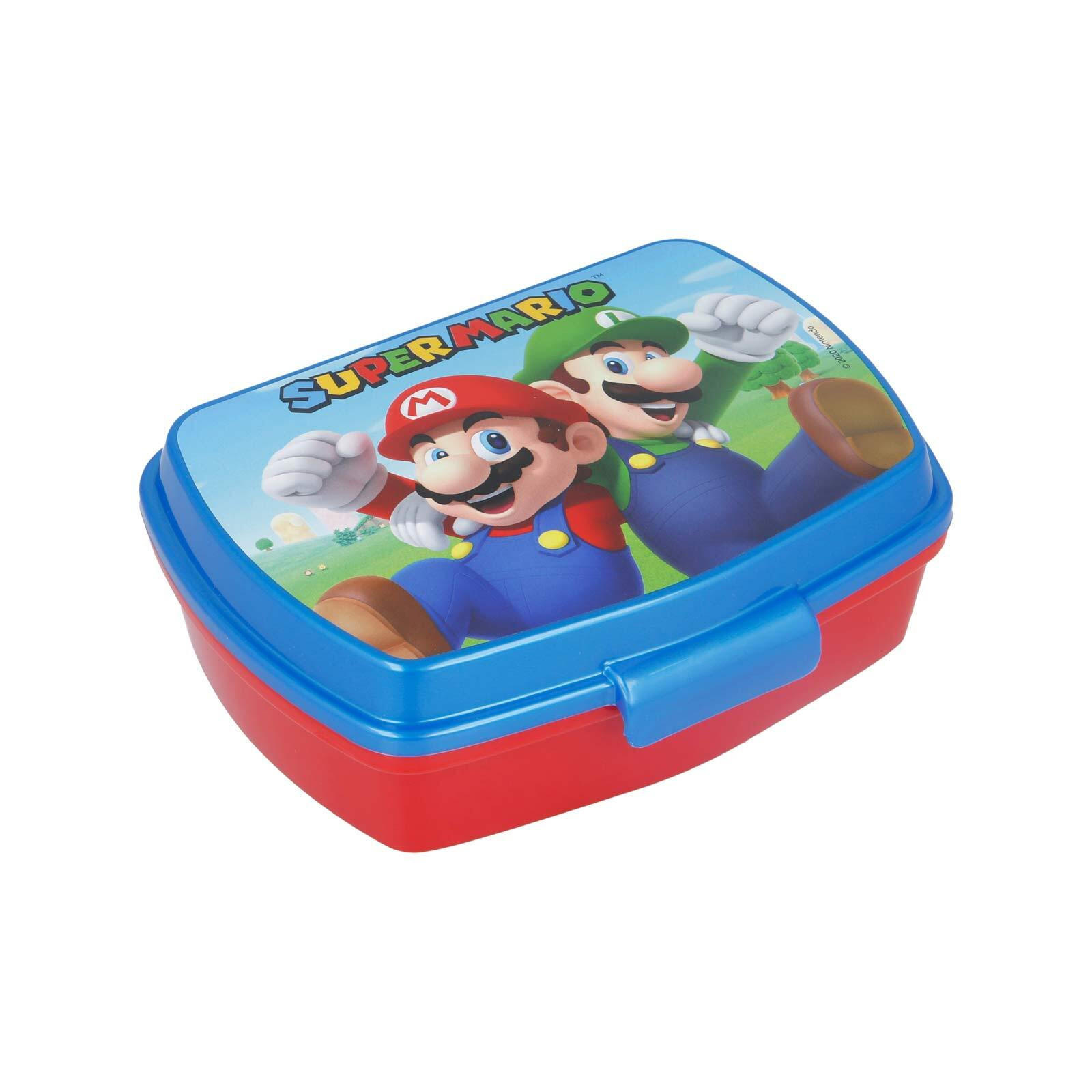 LUNCHBOX MARIO LUIGI Super Mario bunt - Multicolor, Kunststoff (14/5.6/1cm)
