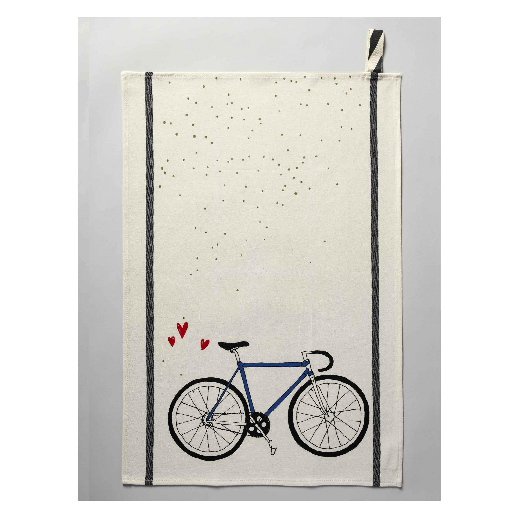 KÜCHENTUCH Felix so blue felix 50 x 70 cm - Weiß, Textil (70/50cm)