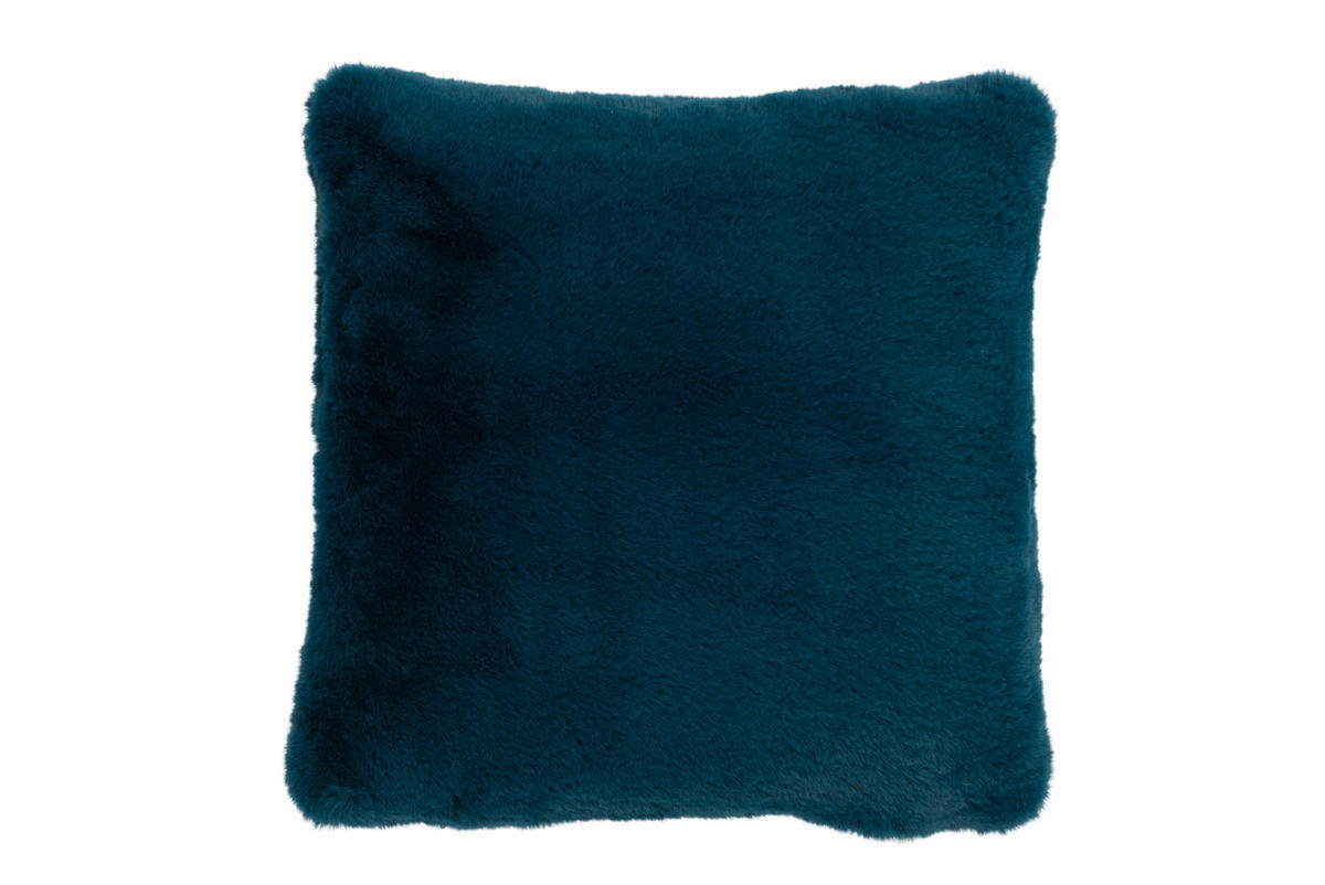 KISSEN CUTIE - Pelz - Blau - Blau, Fell (45/45cm) - J-Line