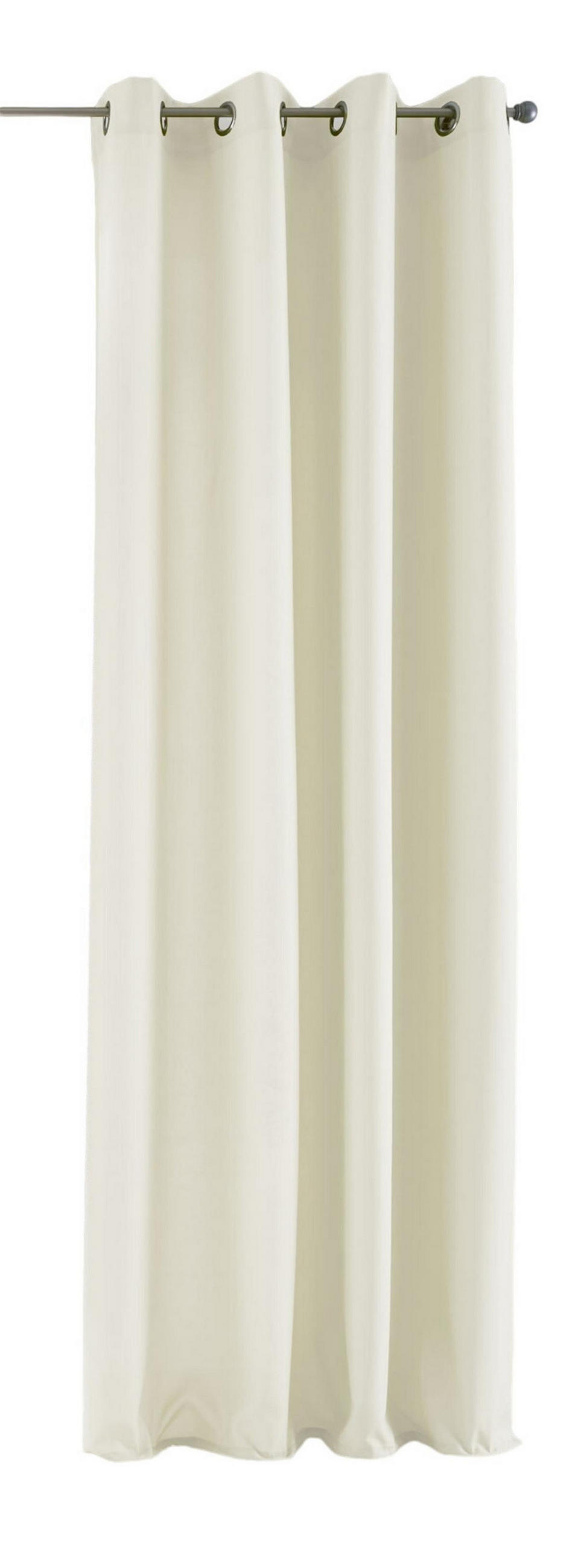 VORHANG PALERMO HxB 225x140 cm Creme - Creme, Textil (140/225/1cm) - Gardinenbox