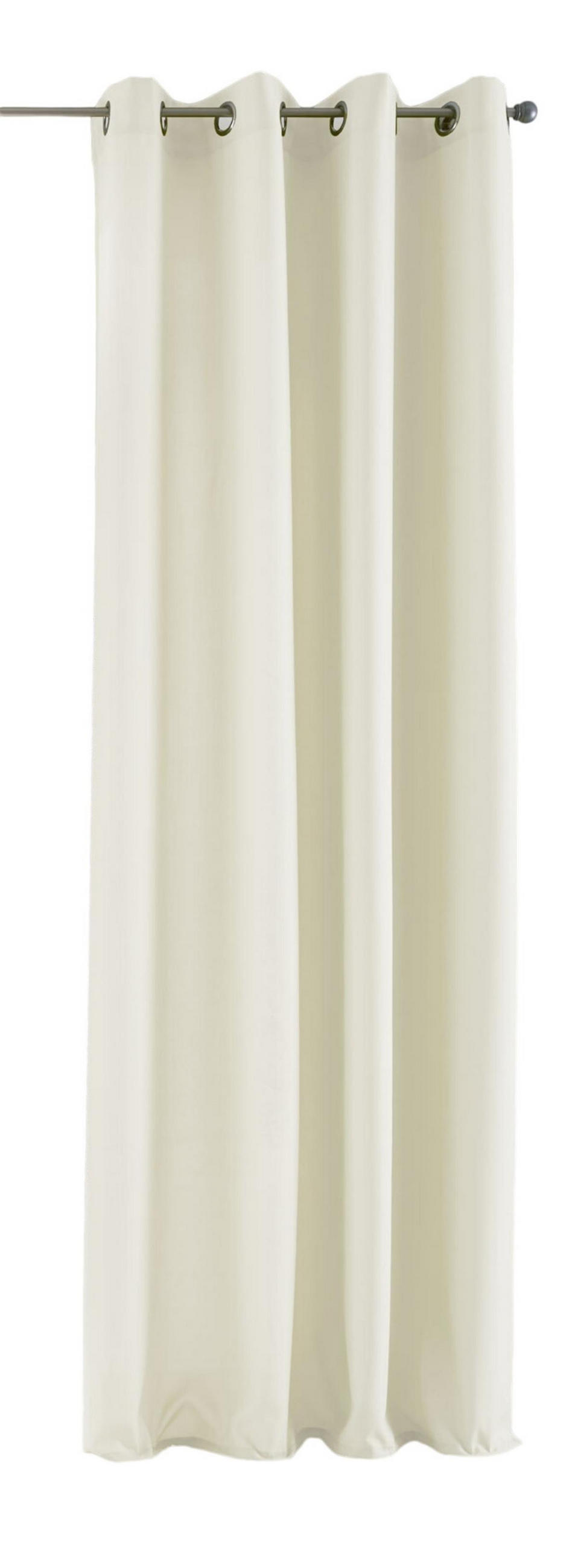 VORHANG PALERMO HxB 145x140 cm Creme - Creme, Textil (140/145/1cm) - Gardinenbox